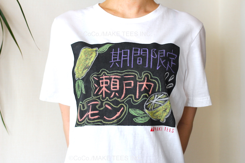 黒板Tシャツ,黒板アート,MAKE TEES,チョークアート,黒板グラフィックス,POP TEE,株式会社MAKE TEES